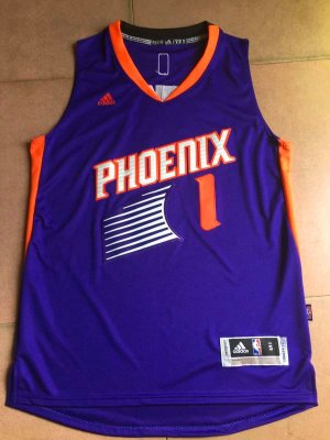 Maillot De Basket Phoenix Suns Devin Booker 1 Tissus Sportif Fans Edition Violet